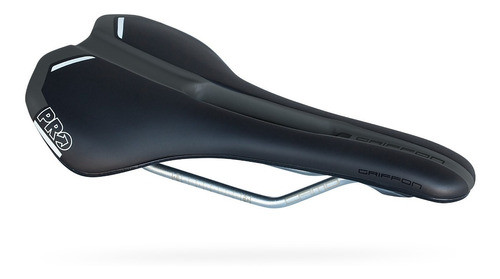 Asiento Bici Pro Griffon 142mm Antiprostatico Rieles Cromo 0