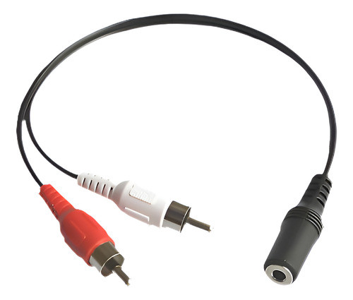 10 Pulgadas De 3,5 Mm Estéreo Aux Jack Hembra A 2 X Rca Mach 0