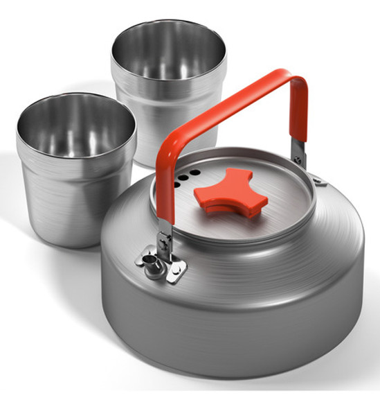 Conjunto De Chaleira Para Caminhada, Piquenique Ao Ar Livre, 0 Conjunto De Chaleira Para Caminhada, Piquenique Ao Ar Livre, 0