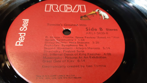 Tomita Tomitas Greatest Hits Lp Vinilo Usa 1979 Muy Dificil 1