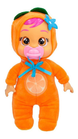 Cry Babies Muñeca Tiny Cuddles Tutti Frutti Angie Naranja Ed 0