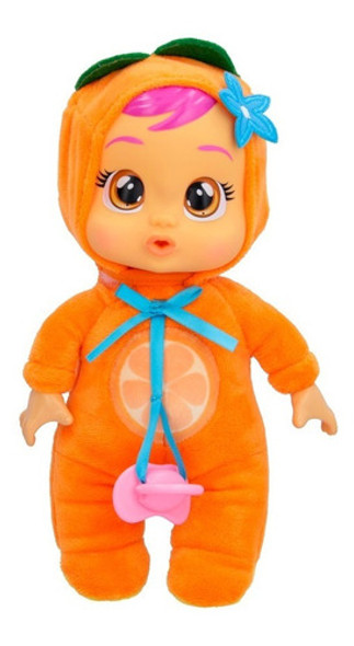 Cry Babies Muñeca Tiny Cuddles Tutti Frutti Angie Naranja Ed 1