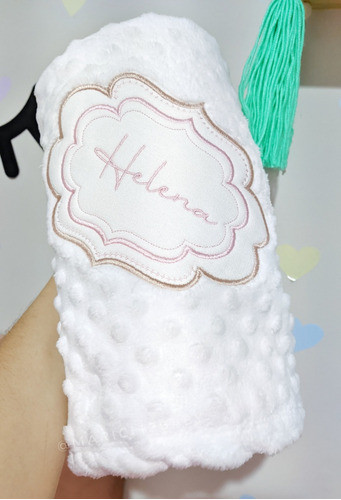Manta Pompom Personalizada 1
