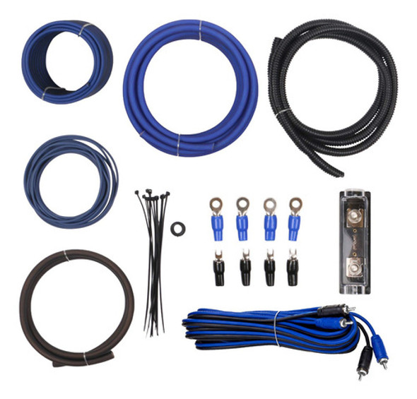 Kit De Cableado De Instalacin De Amplificador De Calibre 4 W 0