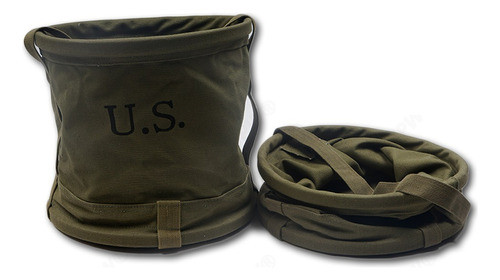 Balde De Água Em Lona Portátil Jeeps Segunda Guerra Mundial 0