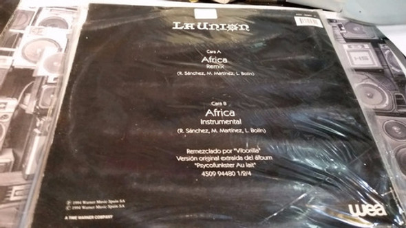 La Union Africa Vinilo Maxi Spain Raro De Ver 1994 1