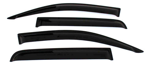 Goteros Ventanilla Spaco Chevrolet S10 C/doble 2012+ Negro 0