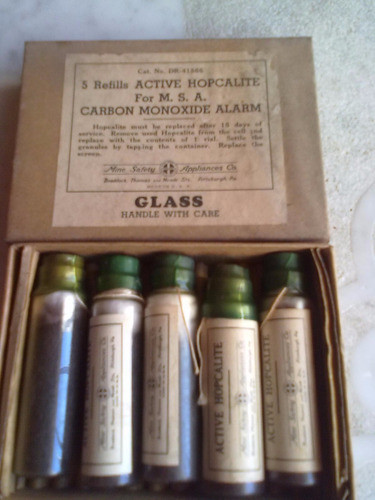 Segunda Guerra .submarino Ampollas Alarma De Monóxido 0