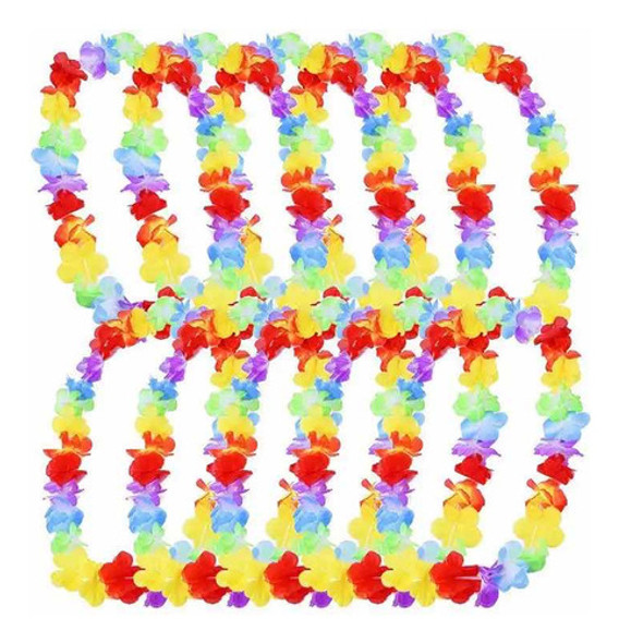 Guirnalda Collar Luces Led Flores Fiesta Carnaval X 50 1