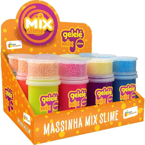 12 Und Gelelé Slime Mix Foam 153g - Doce Brinquedo 0