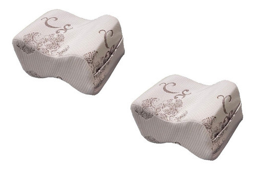 Pack 2 Almohadon Piernas Relax Rodillas Espuma Alta Densid 0