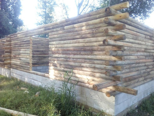 Palos Canteados Para Cabañas 1