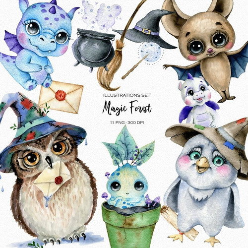Cliparts Imagenes Png Animales Del Bosque Magia Is28 0
