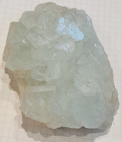 Mineral  Drusa Cristales De Fluorita Verde Aguamarina Cubica 1