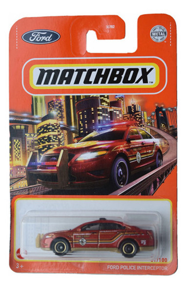 Matchbox Interceptor De Policía Ford 0