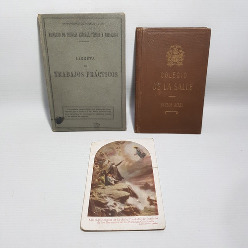 Antiguas Libretas Colegio Lasalle 1920 Lote X 3 Mag 62016 0