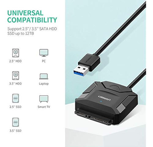 Ugreen Sata A Usb Cable Usb 3.0 A Convertidor De Adaptador D 1