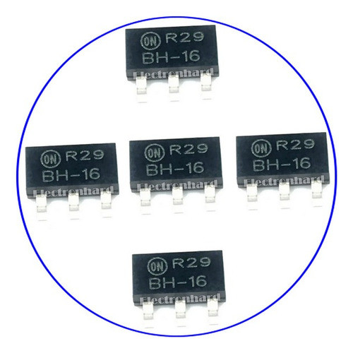Kit X 5 Bcp56 Bcp 56 Bh Bh-10 Bh-16 Npn 80v 1,2a Sot-223 0