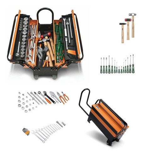 Set De Herramientas 65 Piezas Tramontina + Valija Reforzada 0