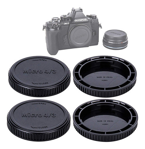 2 Tapa De Lente Trasera Jjc M43 Para Olympus Panasonic Y ... 0