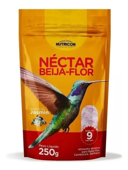 Néctar Beija Flor (250g) E Bebedouro Poleiro Laranja 1 Néctar Beija Flor (250g) E Bebedouro Poleiro Laranja 1