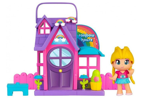 Pinypon Set De Casitas Flower O Rainbow Accesorios Pny26000 0