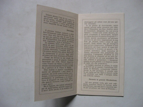 A. Andrea Uberto Fournet. Vida Del Santo, En Italiano 1