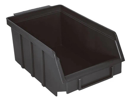 Kit 104 Caixa Box Gaveteiro Industria Bin Preta N4 9x13x19cm 1