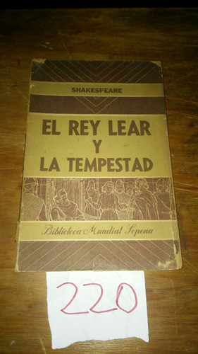 El Rey Lear Y La Tempestad Shakespeare 0