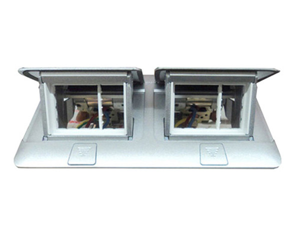 Tapa P/caja De Piso O Mueble De 6 Módulos Aluminio 1