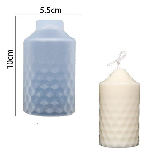 Rt 2 Peças Moldes Cilíndricos Silicone Para Fabricação 1