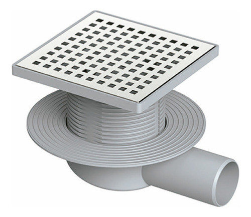 Desague De Acero Inoxidable 15x15 Salida 50mm 0
