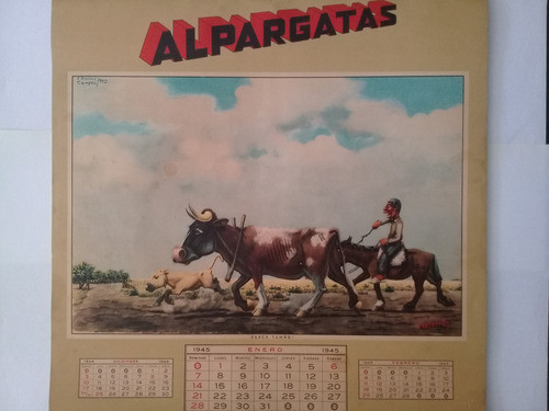 Almanaque De Molina Campos Año 1945 Original 0