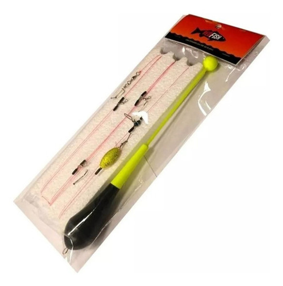 Linea De Pesca Para Pejerrey Paternoster 3 Anzuelos Red Fish 0 Linea De Pesca Para Pejerrey Paternoster 3 Anzuelos Red Fish 0