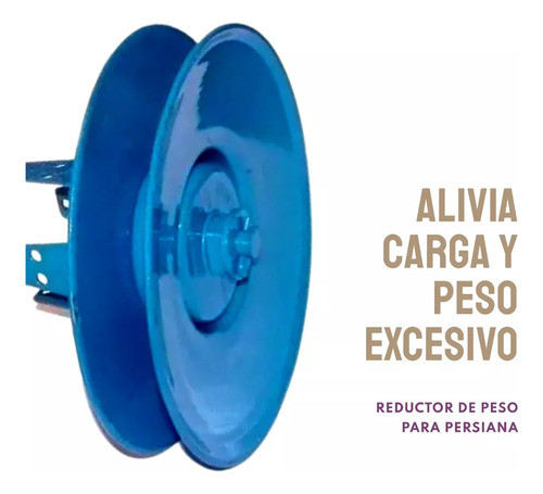 Polea Con Reductor 4  1 Engranaje Hierro Persiana Con Grampa 1