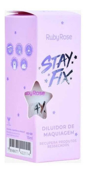 Diluyente De Maquillaje Rubyrose Restaura Cosméticos Resecos 0