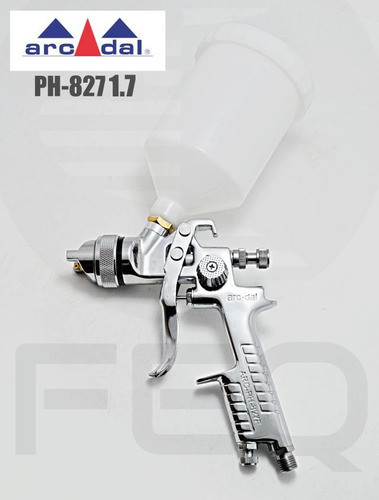 Pistola Pintura Gravidade Ph-827f Bico1,7 Mm Hvlp 0