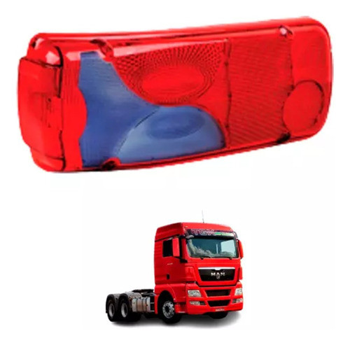 Lente Lanterna Traseira Mann Tgx 2012 Esquerdo Iva 0