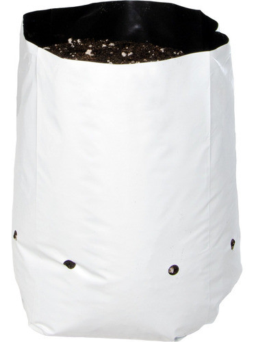 Bolsa De Cultivo Blanca Con Drenaje 10 Uds. Capacidad 13.2 L 0