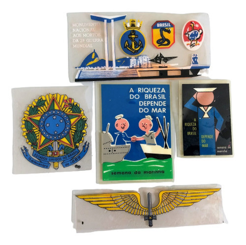 Militaria 5 Plásticos Anos 60 Segunda Guerra Mundial Coleção 0