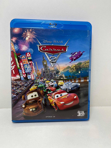 Blu-ray 3d Carros 2 - Original 0