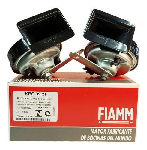 Bocina Doble Caracol 12 Volts Tono Alto Y Bajo 0