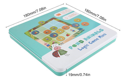 Juego De Sudoku Magnético Para Niños Figura De Animal Acuáti 1