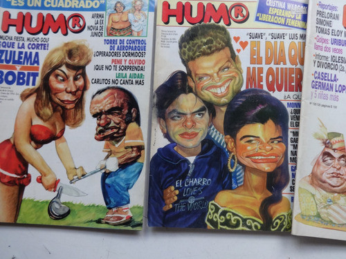 Revista Humor Lote 10 Revista Alfonsin Menem Antiguo 1