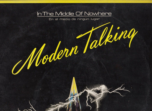 1987 Modern Talking 4th Lp Vinilo Uruguay Spanish Titles Rca 0