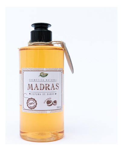 Espuma De Banho Hidratante Madras Frasco 250ml Aromático 0