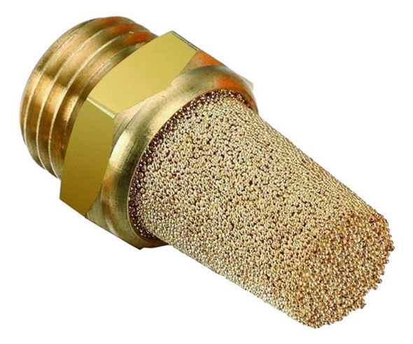 Silenciador Bronce Neumatico Largo Rosca 1/8 Bspt 0