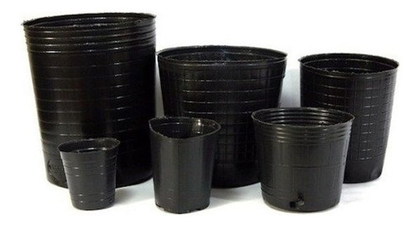 Balde De Cultivo 5 L Negro Venta Pack  100 Unidades 1