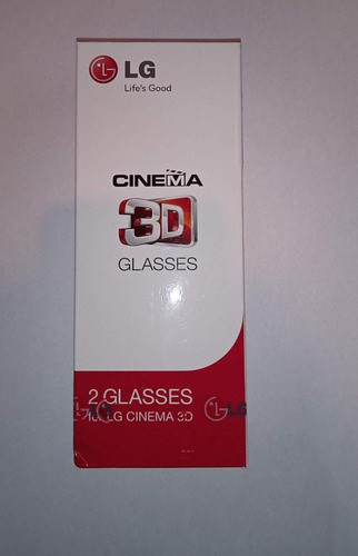 Lote 10 Cajas Lentes 3d LG Ag-f310 Pasivos Anteojos 1