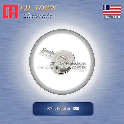 1pcs 10w Alta Potencia 4 Pines Circulares Común Ánodo Smd Le 0